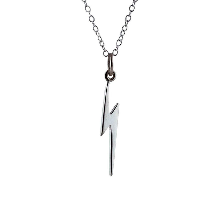 Lightning Bolt Sterling Silver Necklace